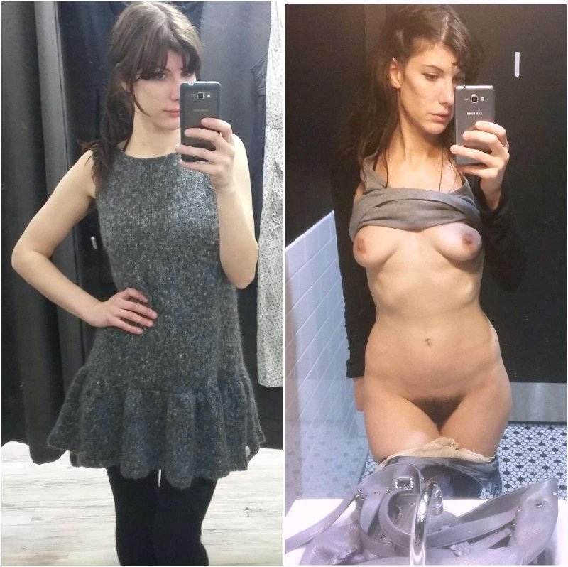 Селфи в одежде и без одежды