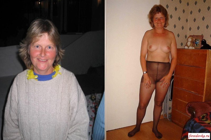 Пожилые одетые и раздетые