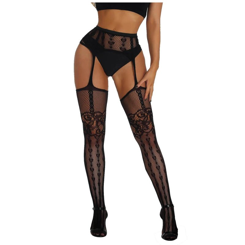 Ажурные чулки