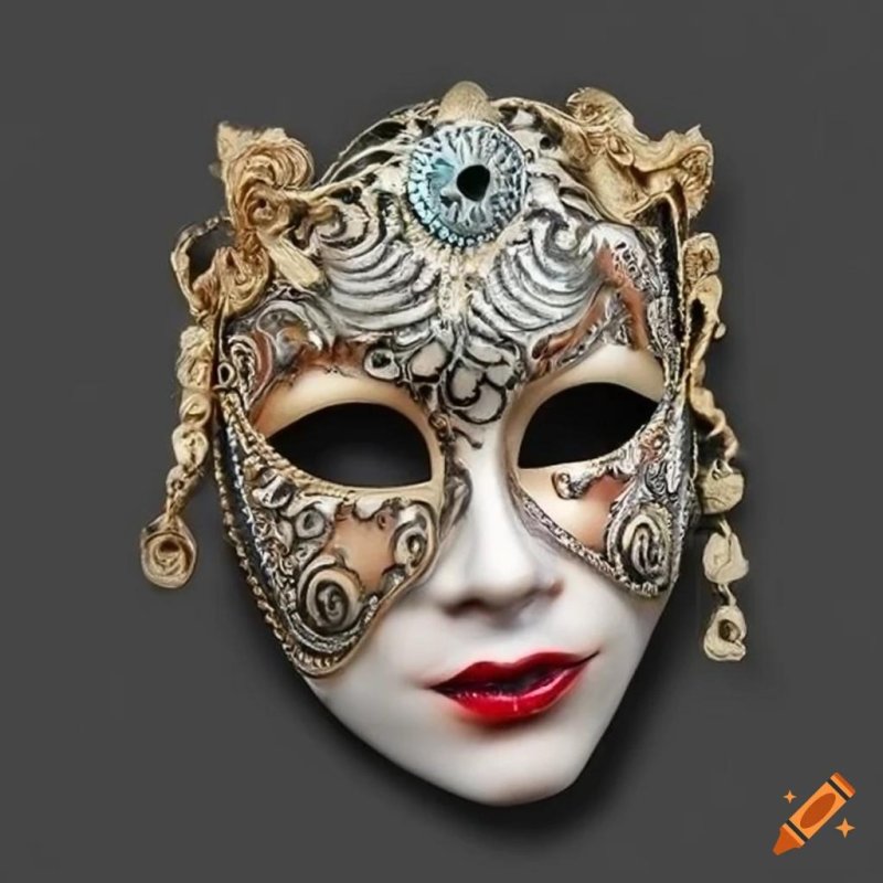 Венецианская маска маттачино