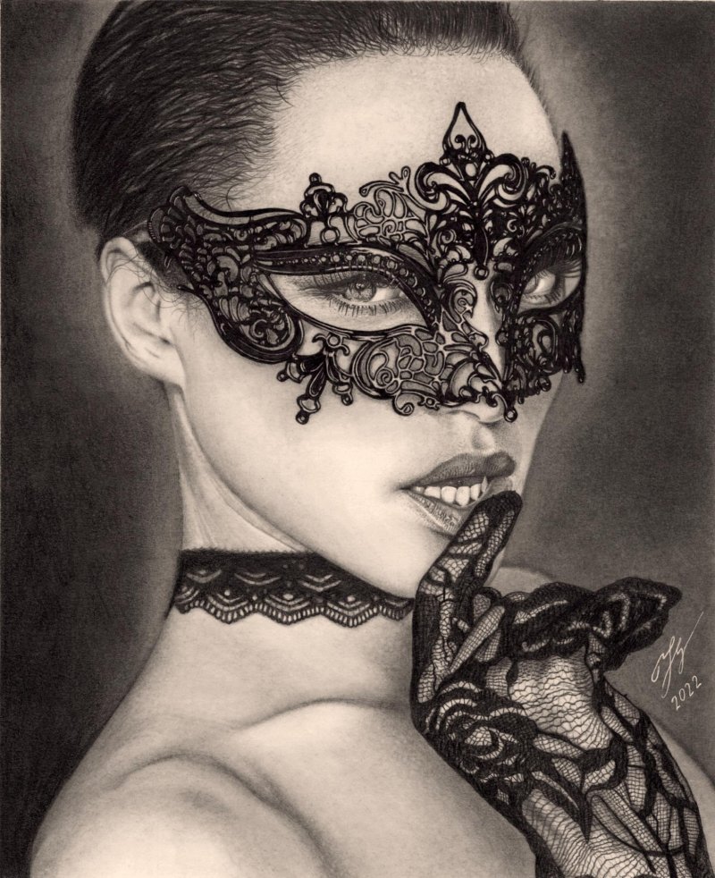 Маска коломбина венецианская