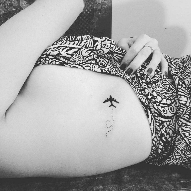 Тату самолет