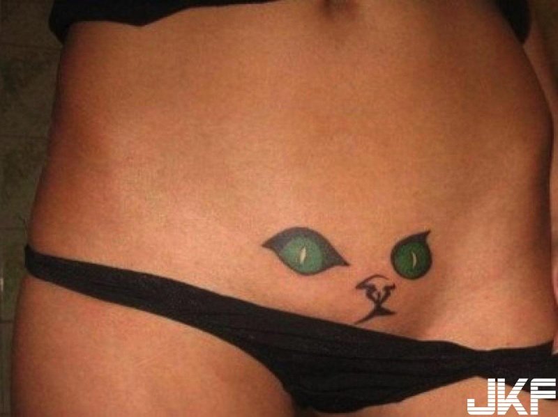 Интимные тату для девушек