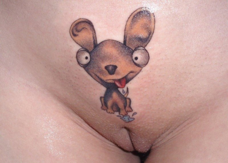 Женские интим тату