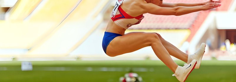 Прыжки в длину легкой атлетике