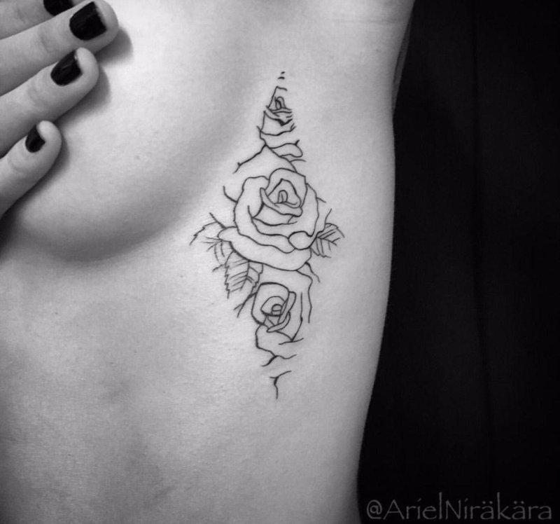 Роза татуировка
