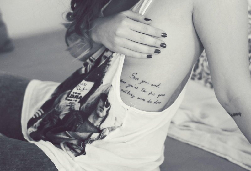 Надписи для тату девушек