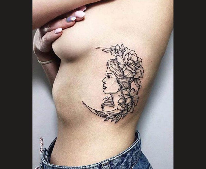 Богиня тюхе тату