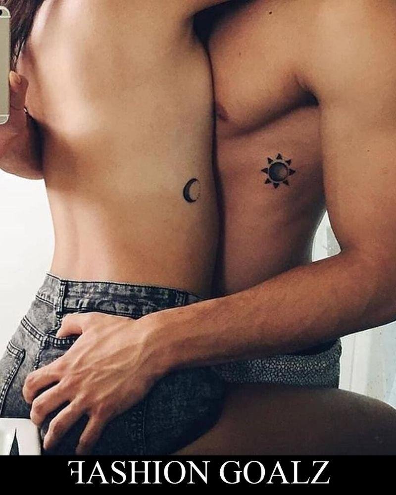 Парные татуировки для парня и девушки