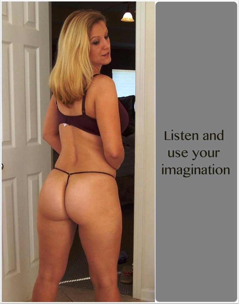 Русская милфа в стрингах