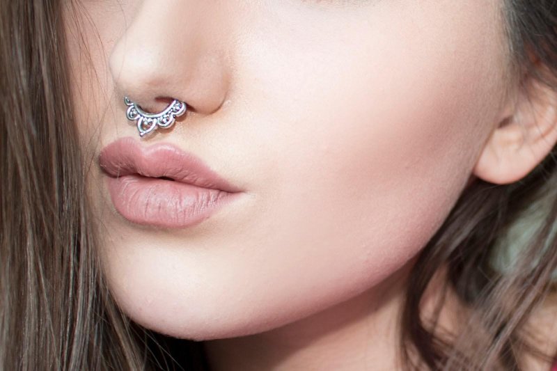 Нос пирсинг