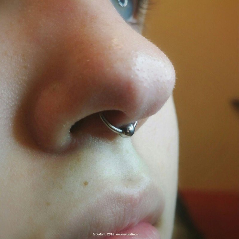 Где прокалывать септум