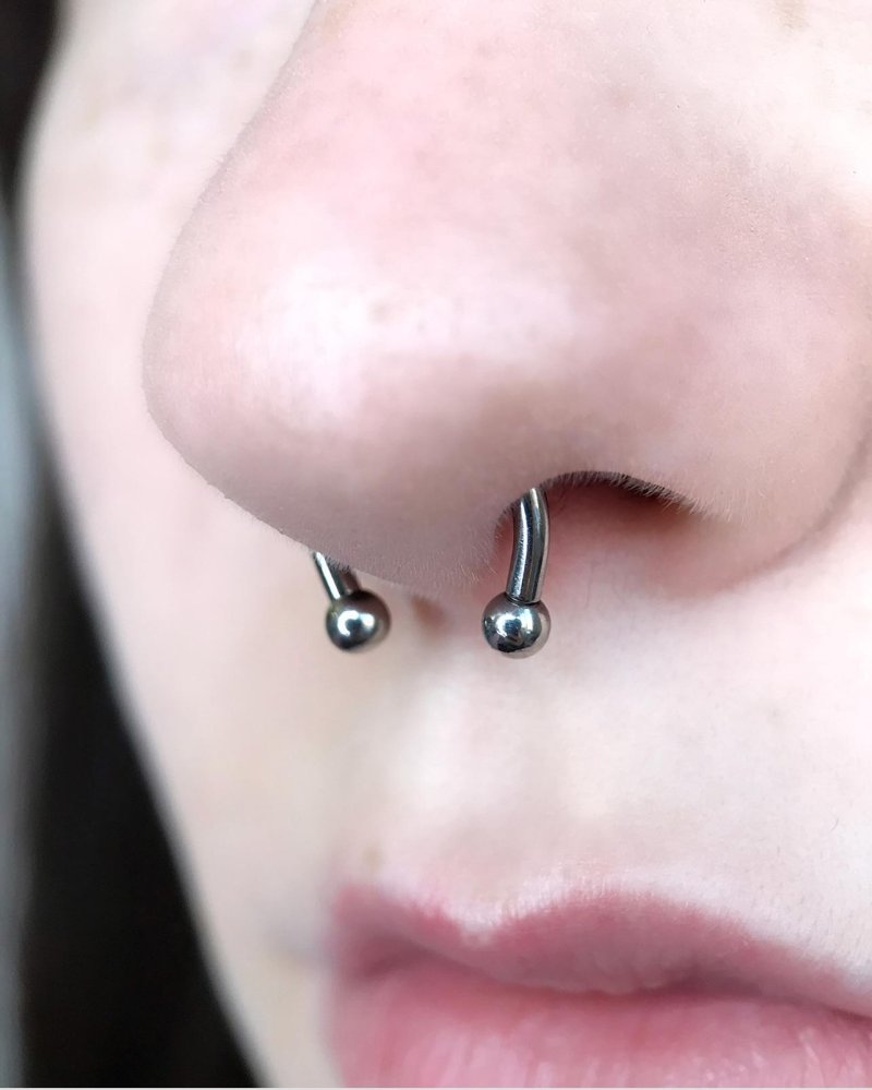 Кликер пирсинг септум