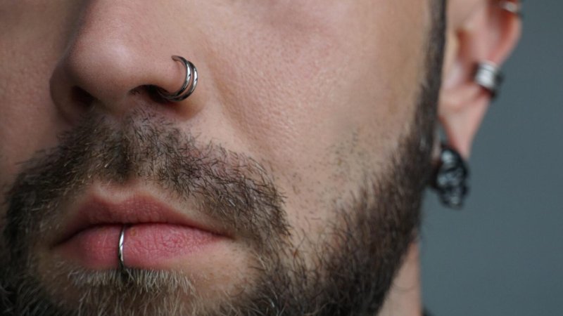 Кольцо септум обманка