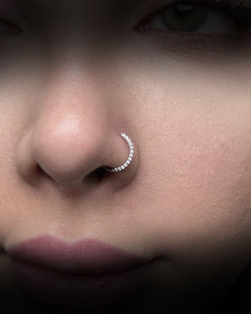 Пирсинг носа виды