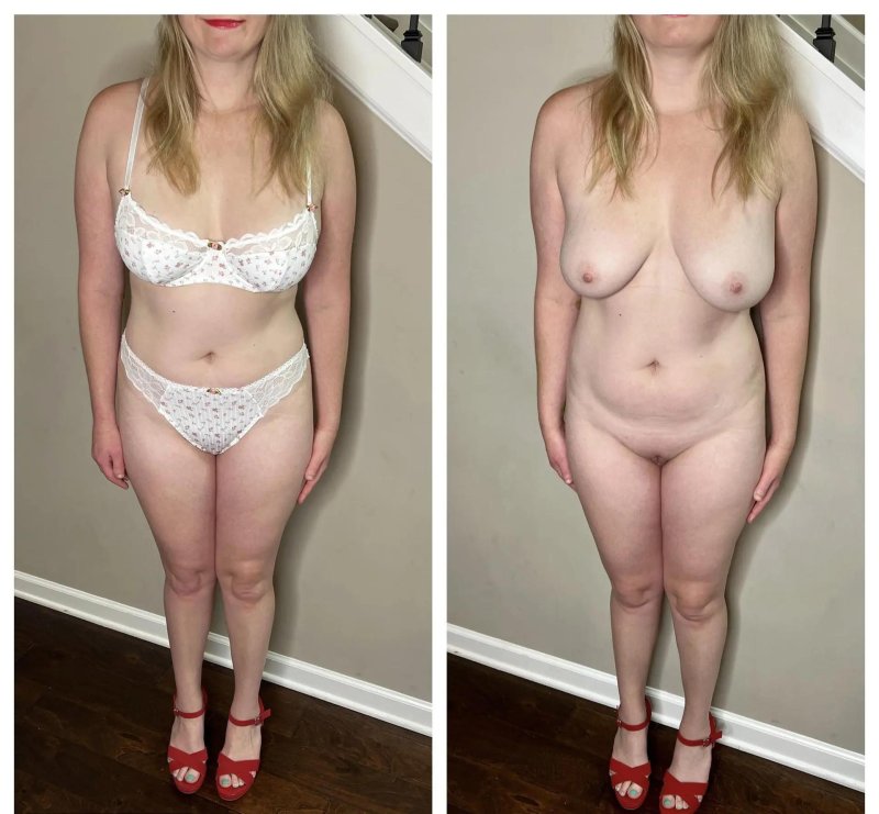 Одетые и раздетые женщины