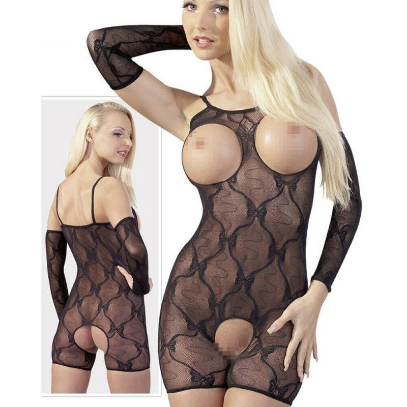 Эротическое боди с вырезом