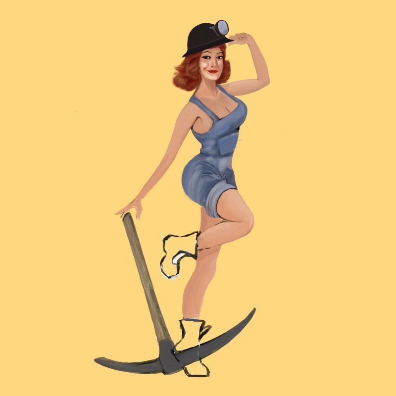 Пин ап девушка