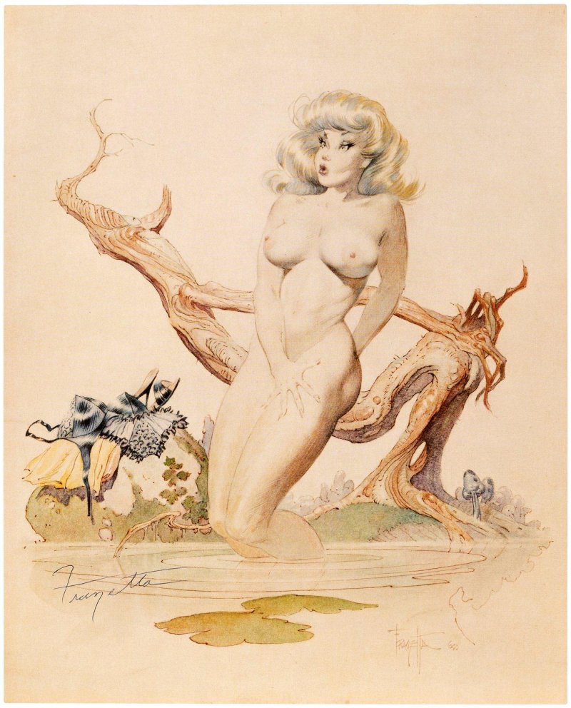 Фрэнк фразетта голые женщины