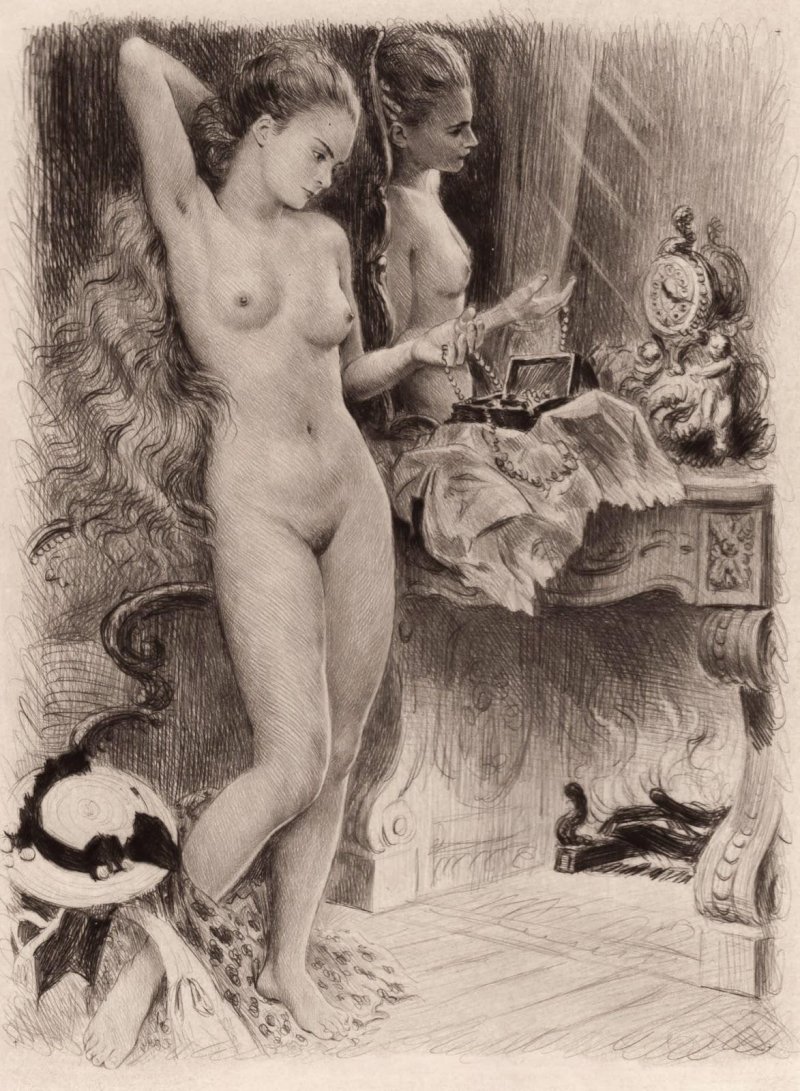 Голые женщины в графике