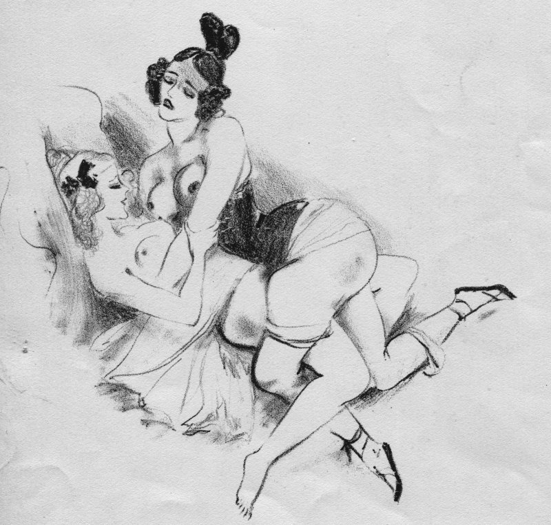 Лесби порно рисунки