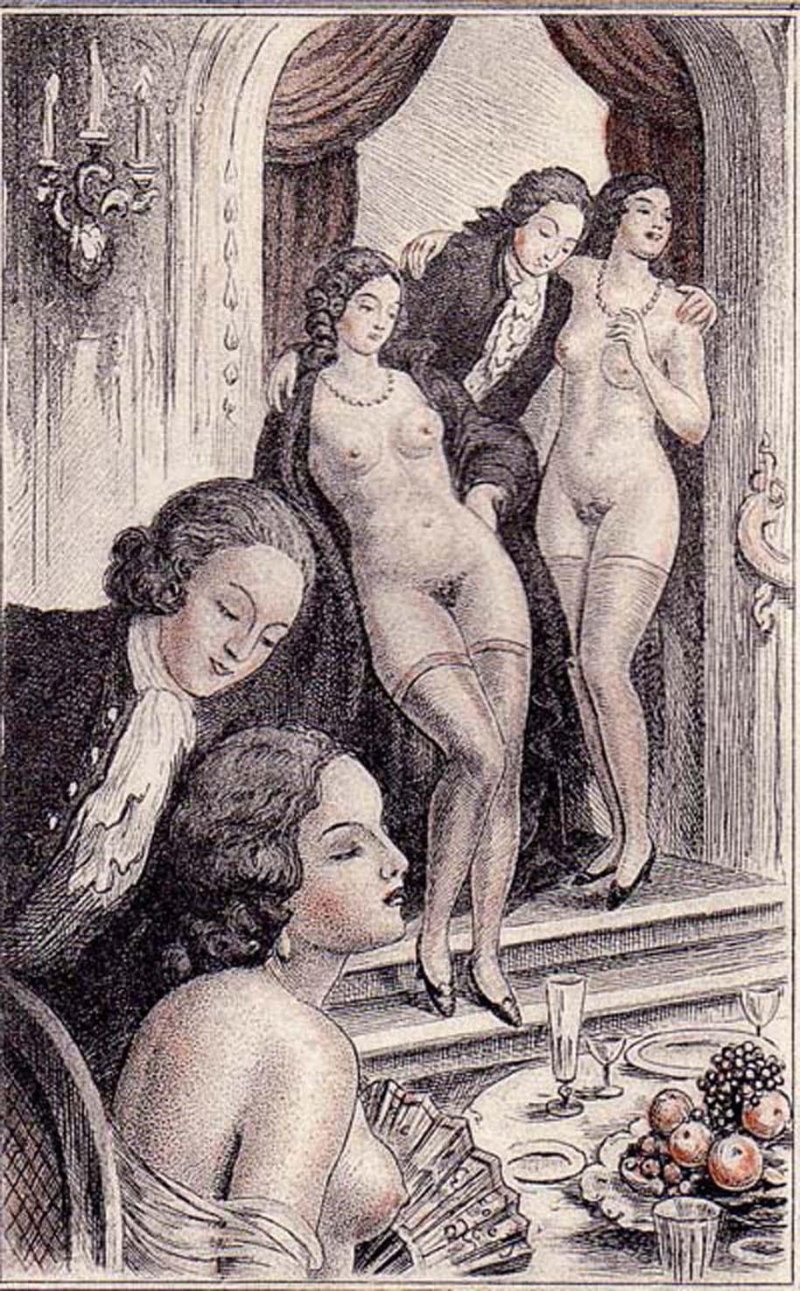 Старые эротические гравюры