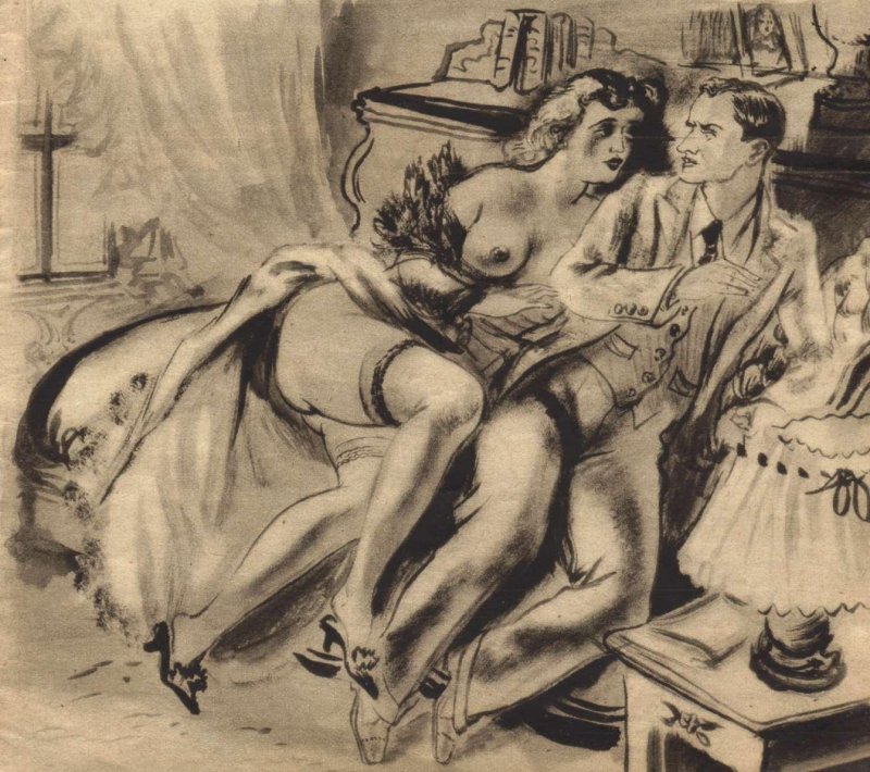 Erotic pornographic art prints and illustrations