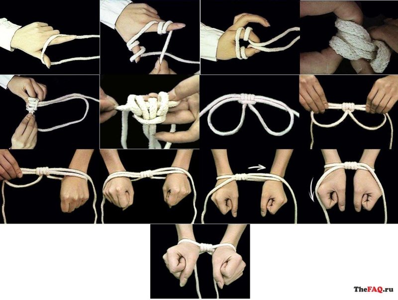 Петля стремя шибари