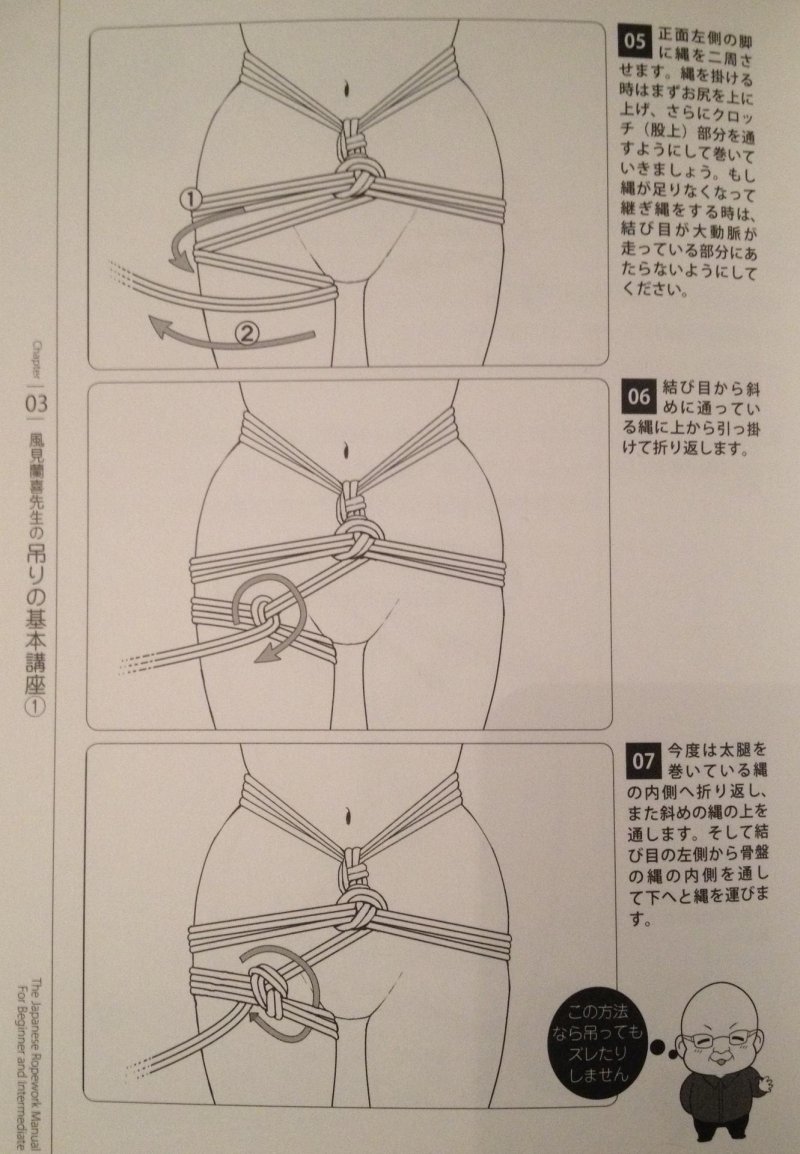 Бандаж узлы шибари