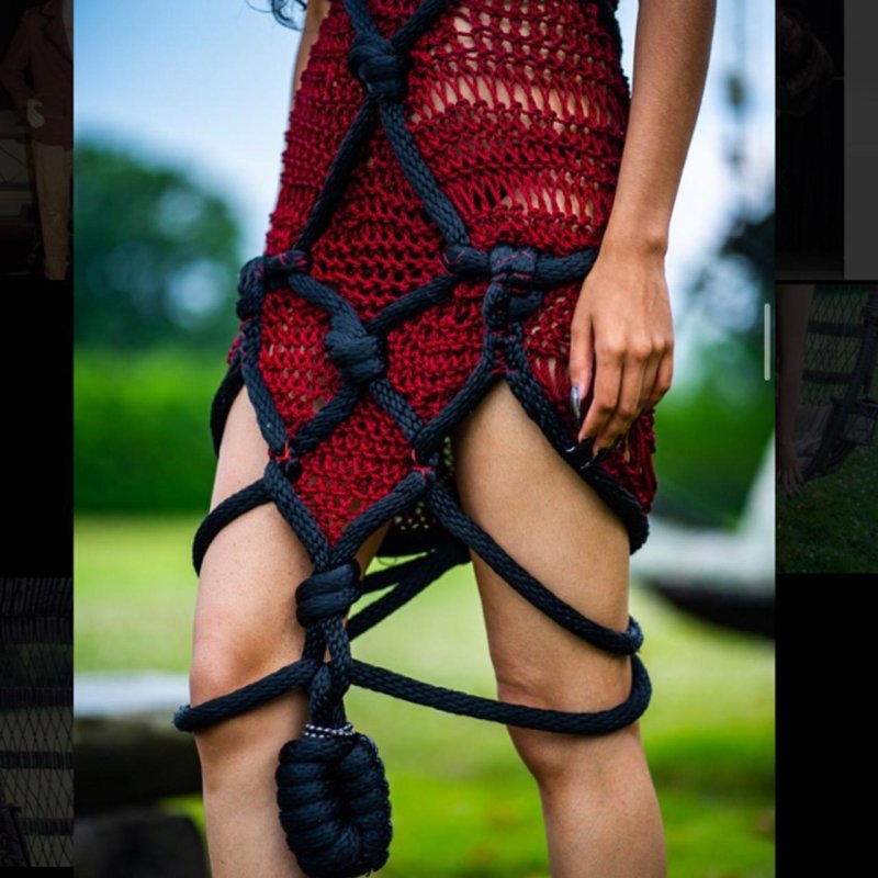 Макраме платье