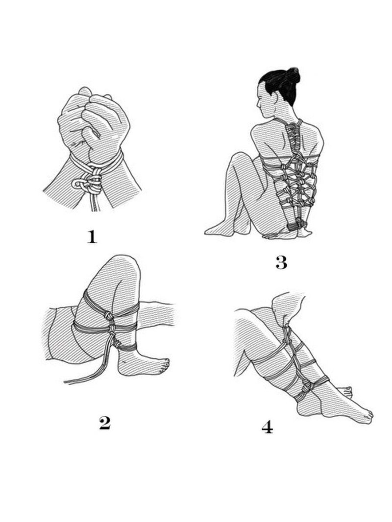 Шибари схемы обвязки