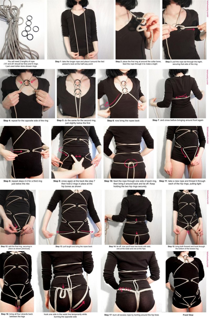 Шибари узлы для начинающих