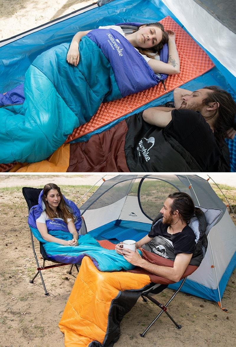 Туристический спальный мешок naturehike