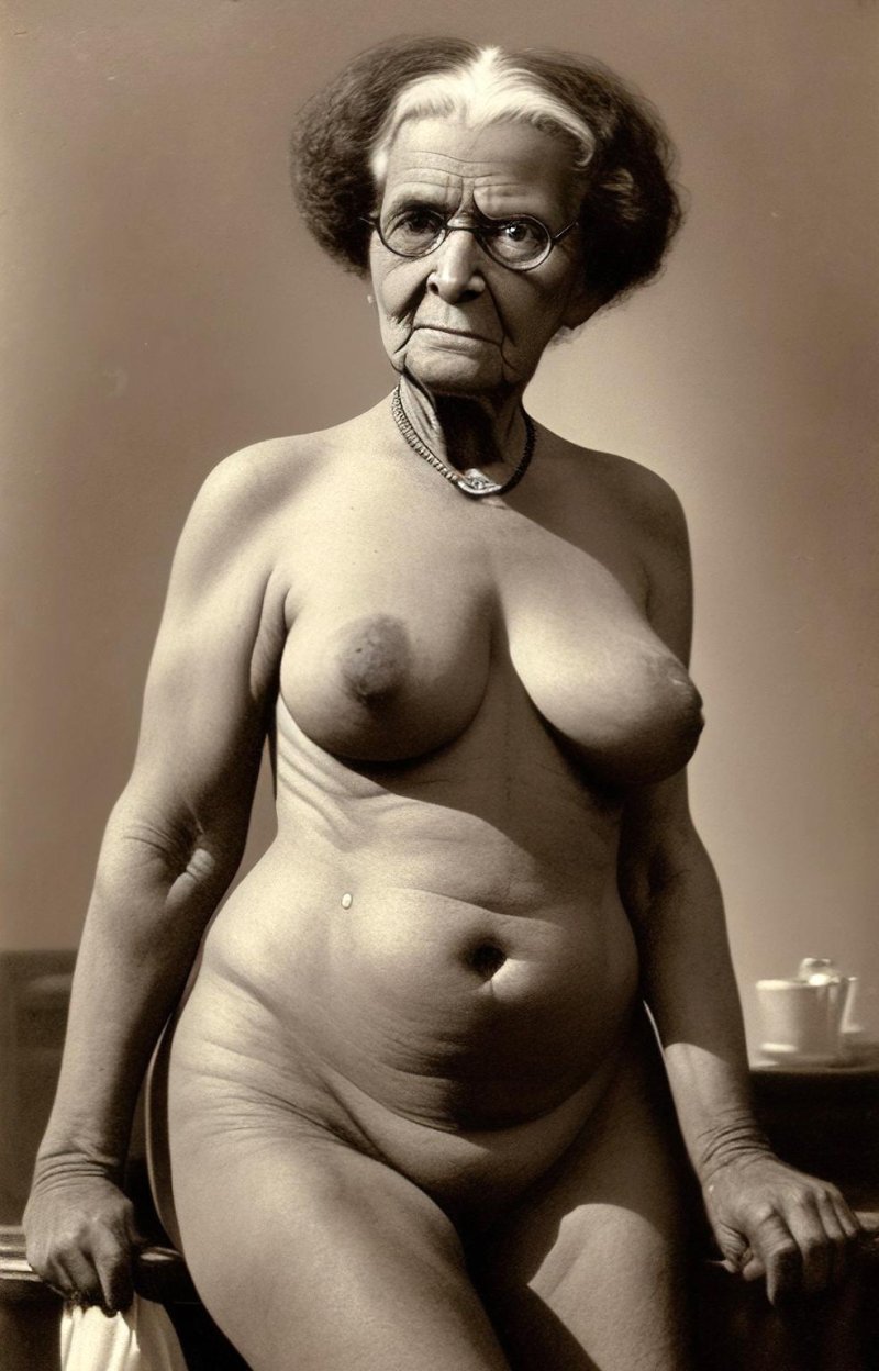 Красивые старые женщины ню