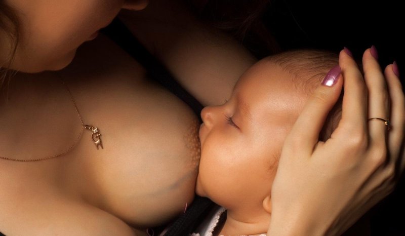 Breastfeeding baby