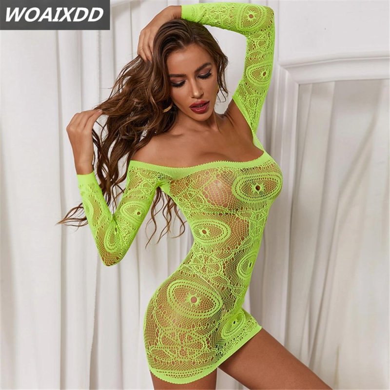 Эротическое платье в сеточку