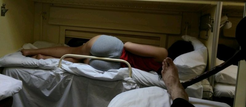 В плацкартном вагоне