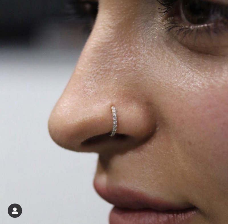 Nose piercing