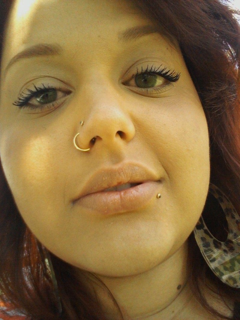 Septum piercing