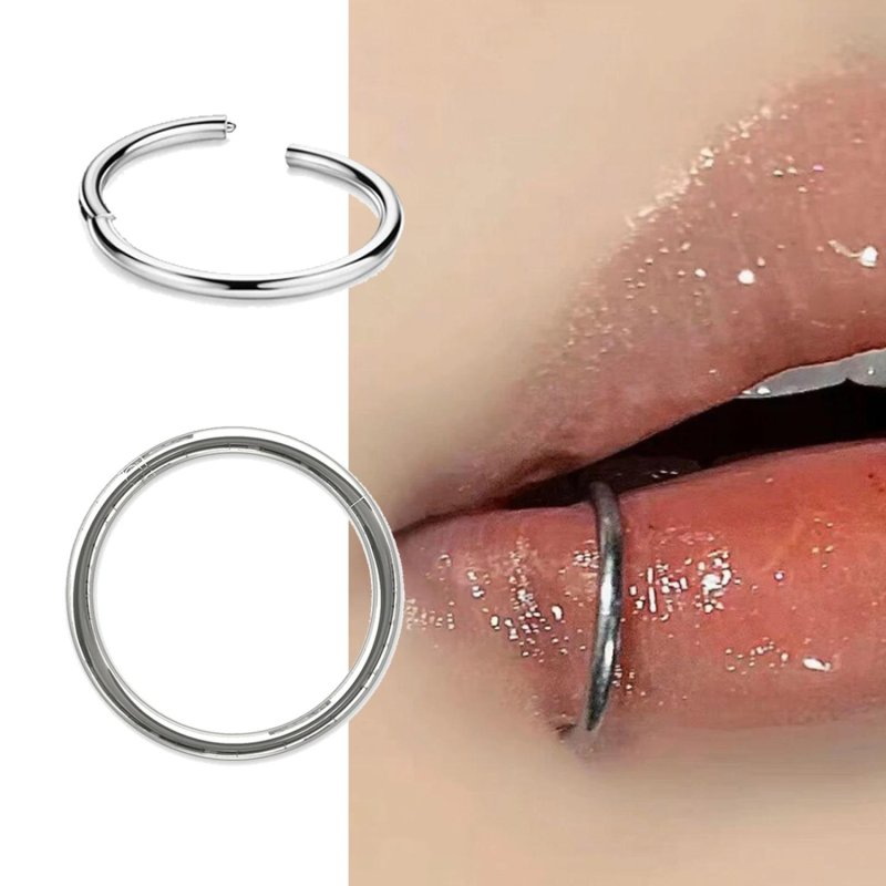 Кольцо обманка в нос септум