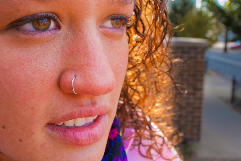 Nostril piercing