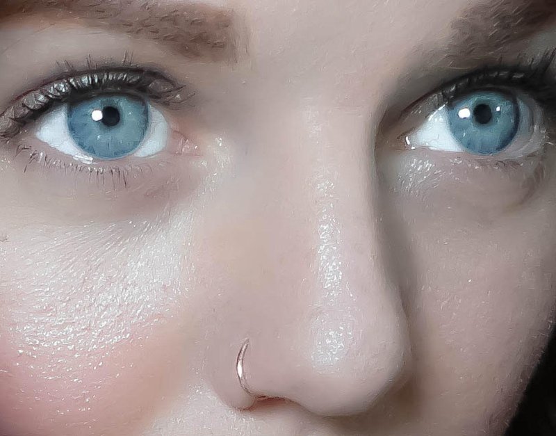 Прокол крыла носа кольцо