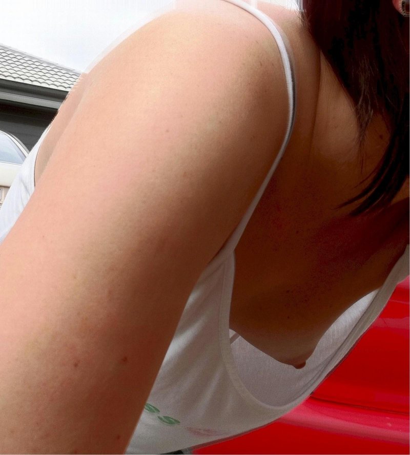 Засветила соски