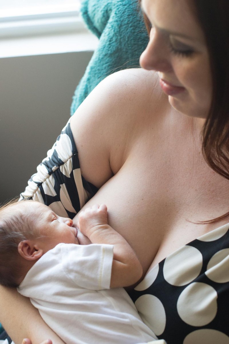 Baby breastfeeding