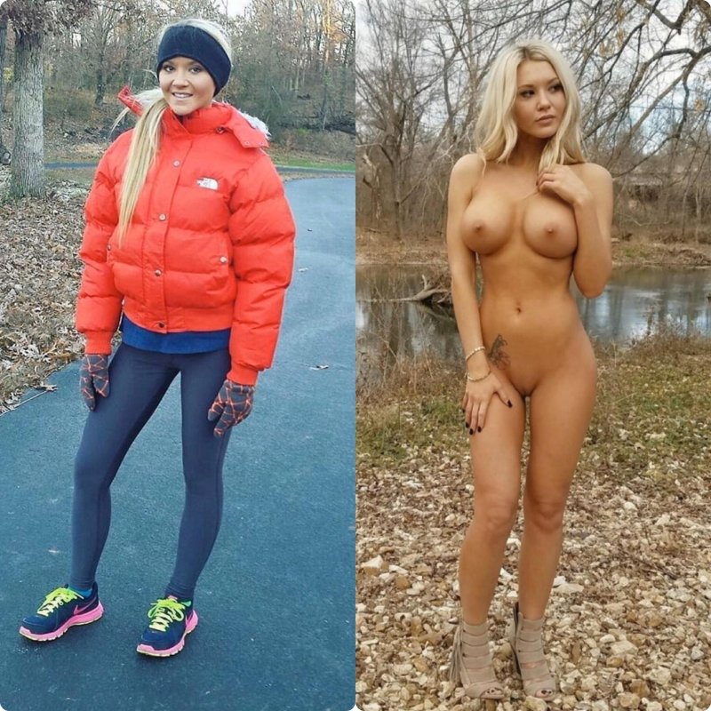 Голые девчонки в одежде и без