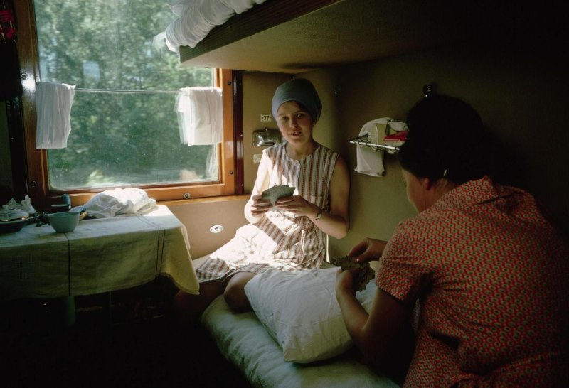 Купе поезда ссср