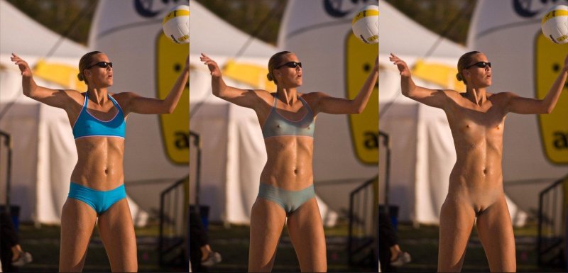 Пляжный женский волейбол