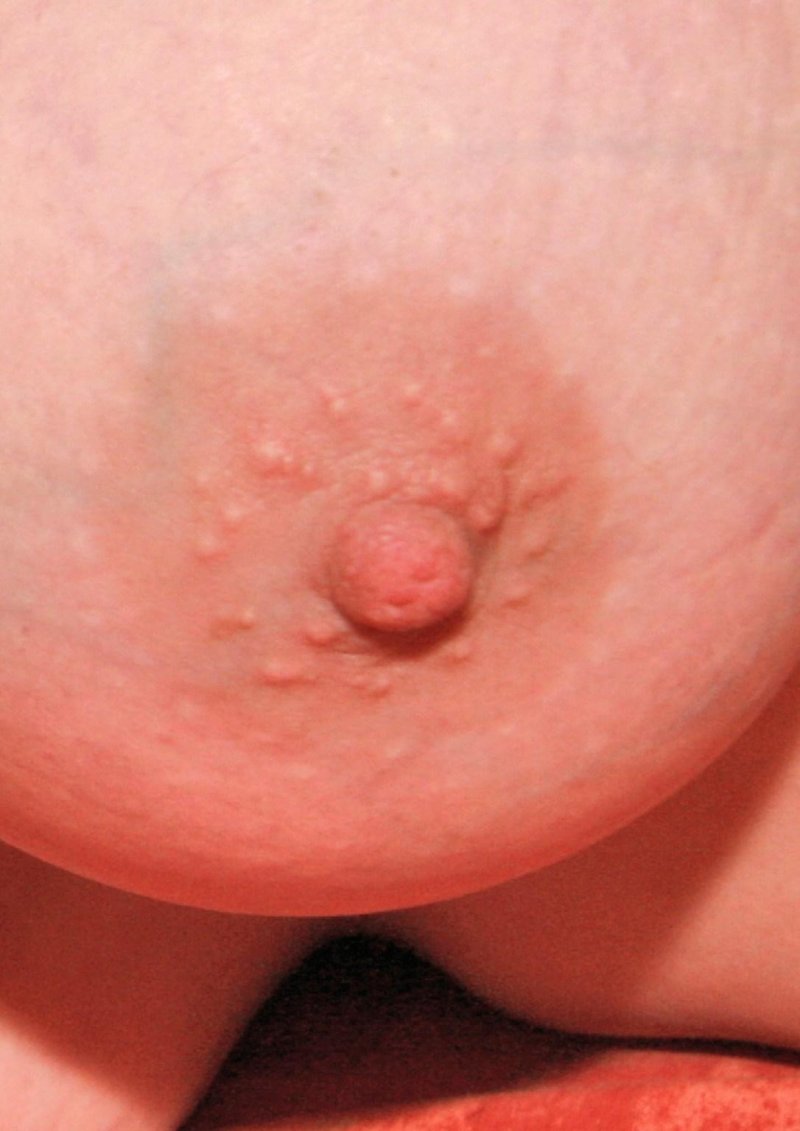 Женские соски крупным планом