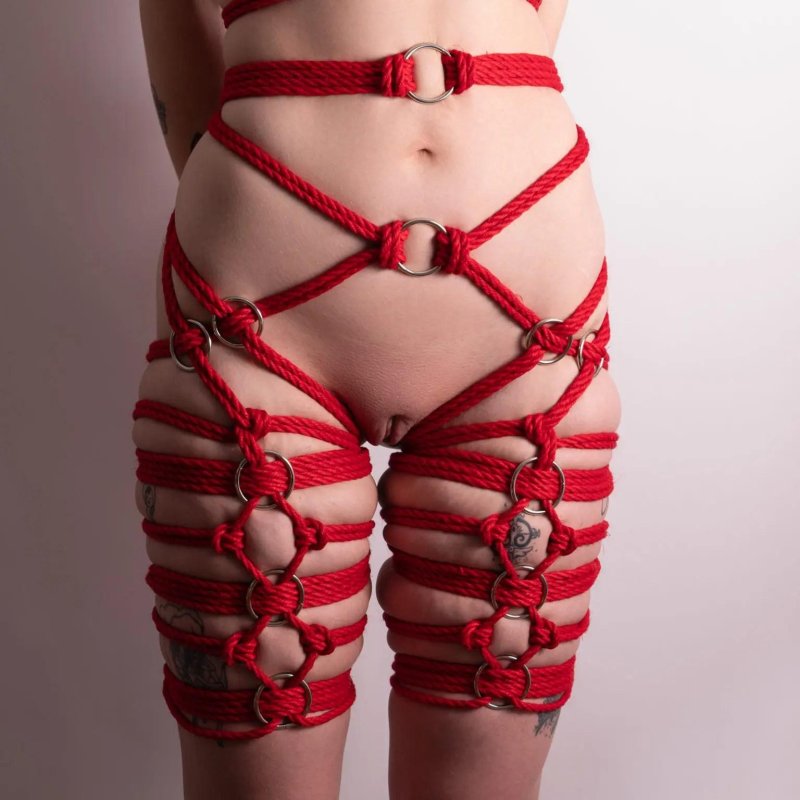 Девушка в шибари