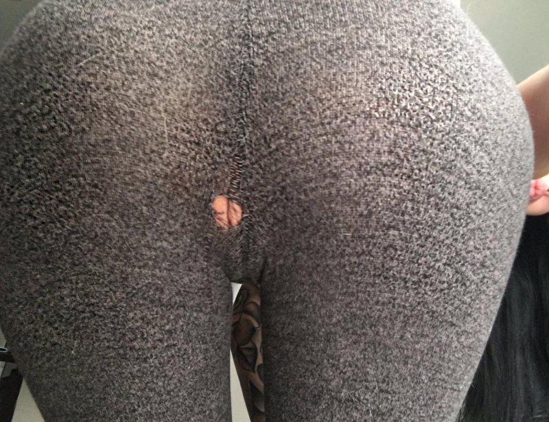 Женские леггинсы с открытой промежностью